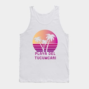 Playa Del Tucumcari NM Funny Tucumcari New Mexico Design Tank Top